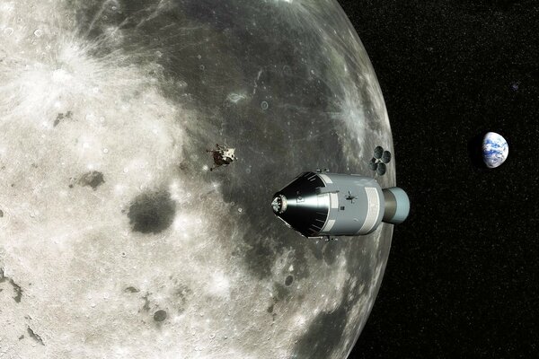 Spacecraft exploration on the moon