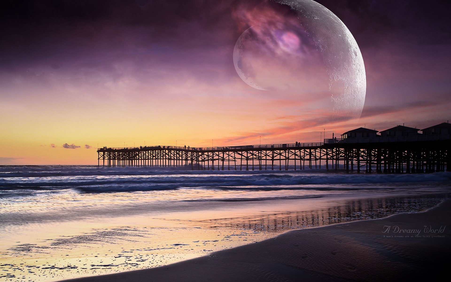 elaborazione foto spiaggia mare oceano acqua sole cielo tramonto mare luna paesaggio paesaggio viaggi alba crepuscolo natura sabbia sera luce riflessione orizzonte viola