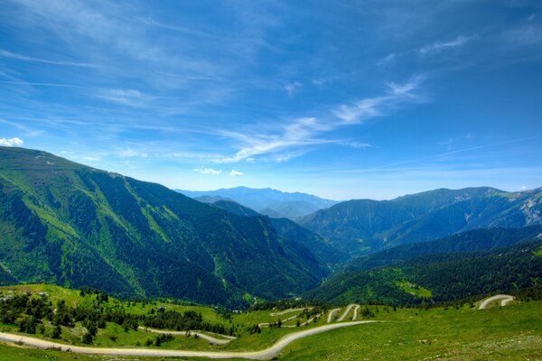 Mountain landscape. mountain valley