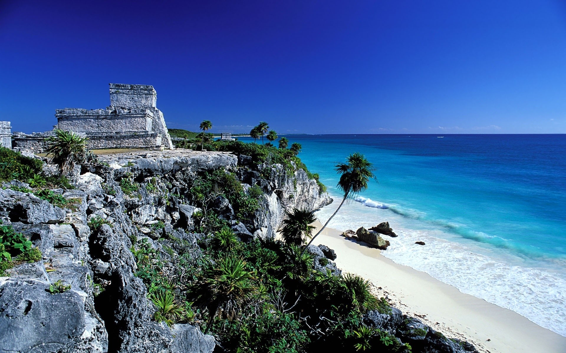 other city seashore travel sea water sky beach ocean island rock summer landscape nature outdoors vacation seascape tropical tourism scenic bay mayan ruins history