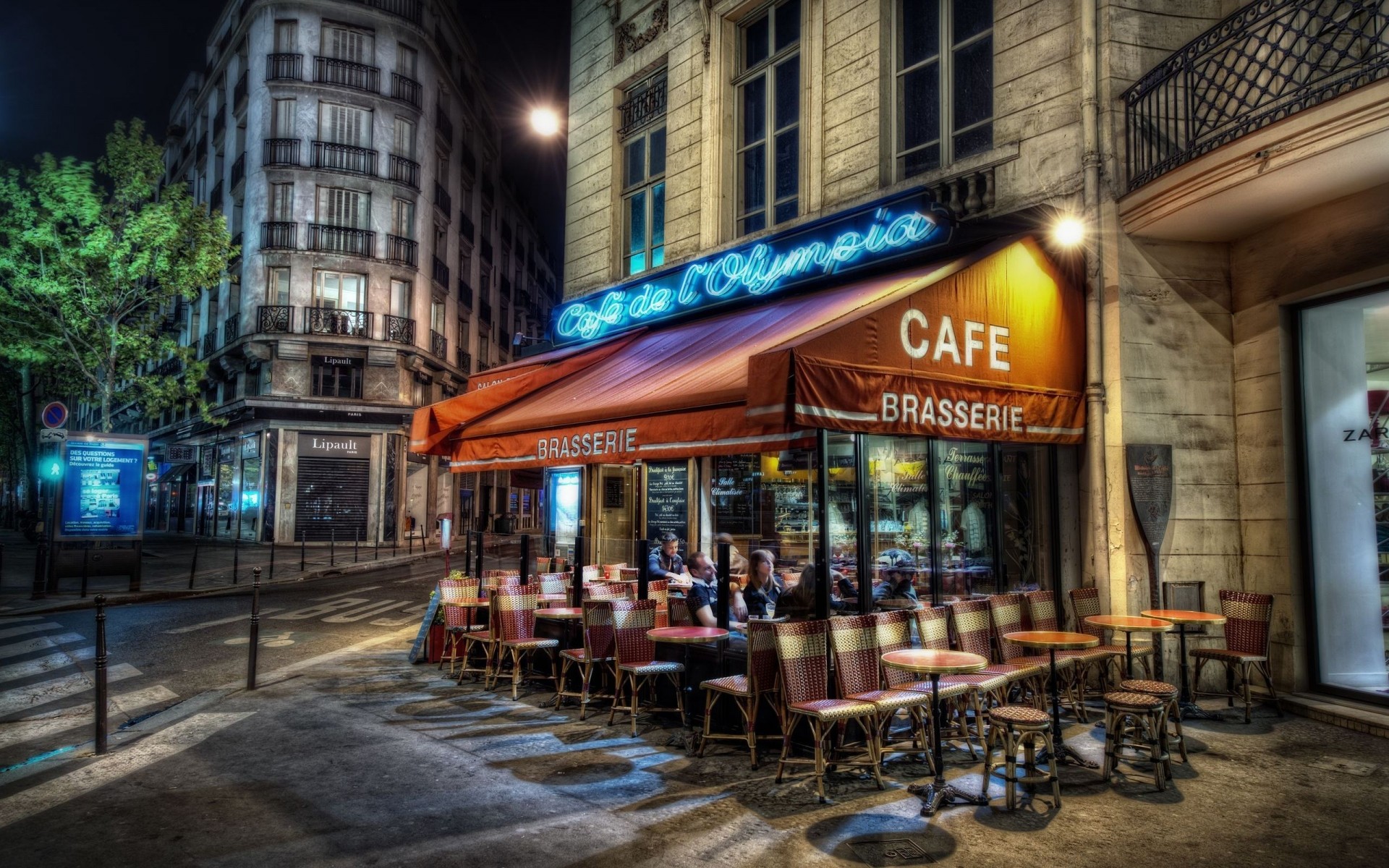 france promotions restaurant voyage commerce architecture rue ville en plein air soir bar affaires tourisme photo tauni