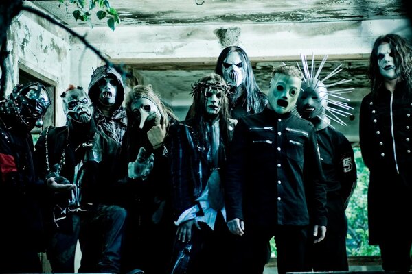 A musical group in scary masks