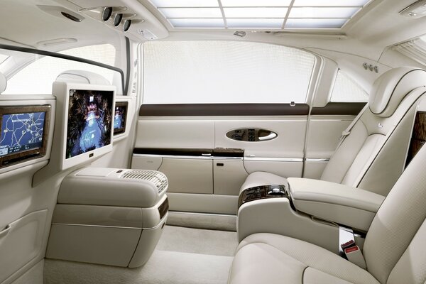 Maybach car view inside