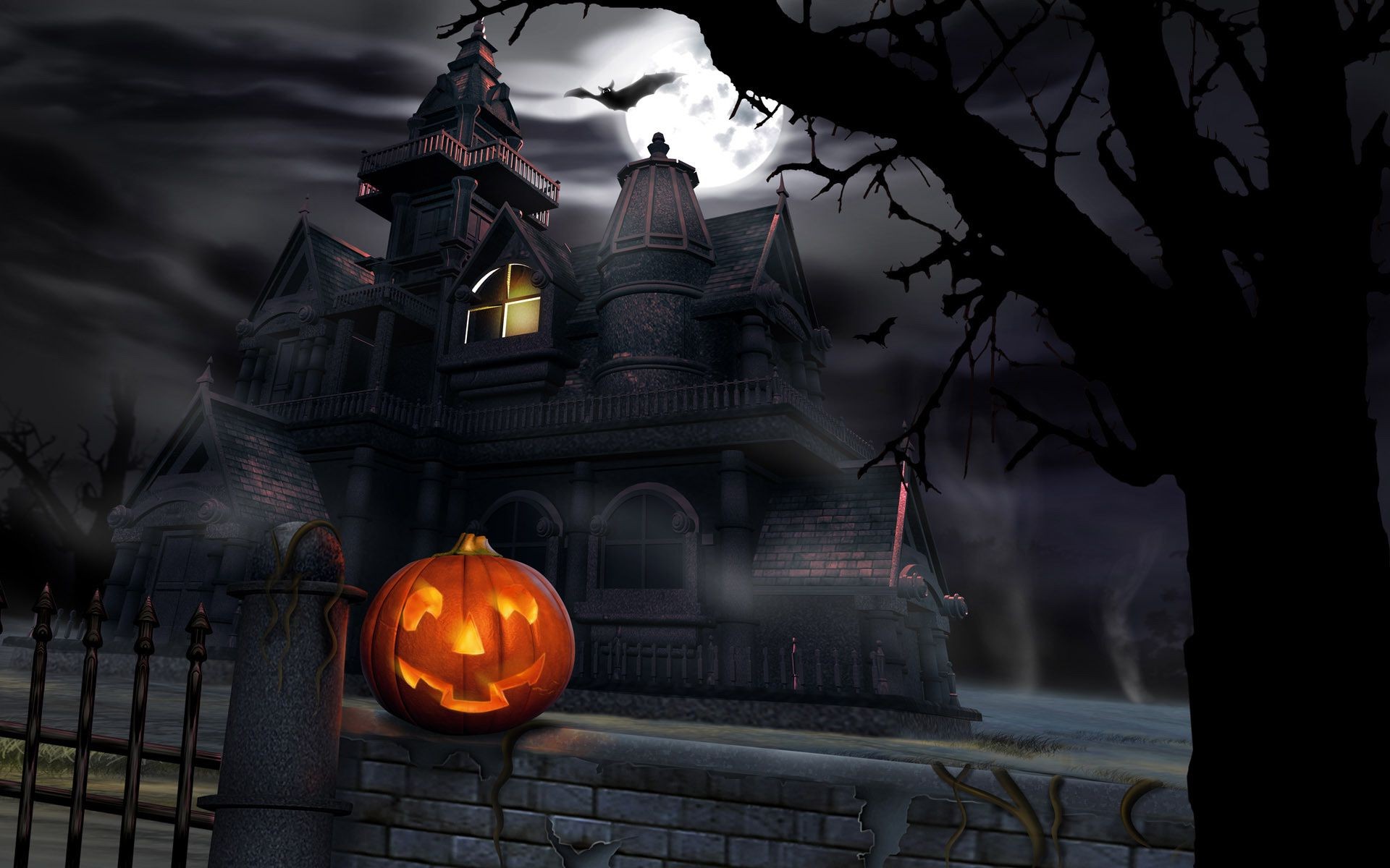 halloween lantern moon cemetery flame ghost city light eerie scary grave evening religion creepy castle skittish smoke building