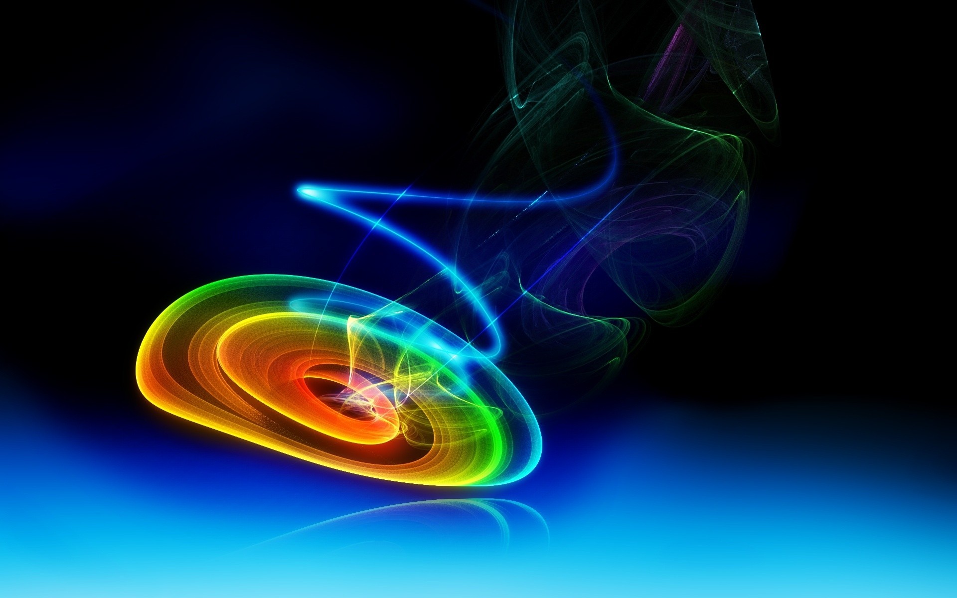 abstract energy design desktop color illustration light motion flame curve graphic blur fractal line bright art wave fantasy dynamic ring colors background