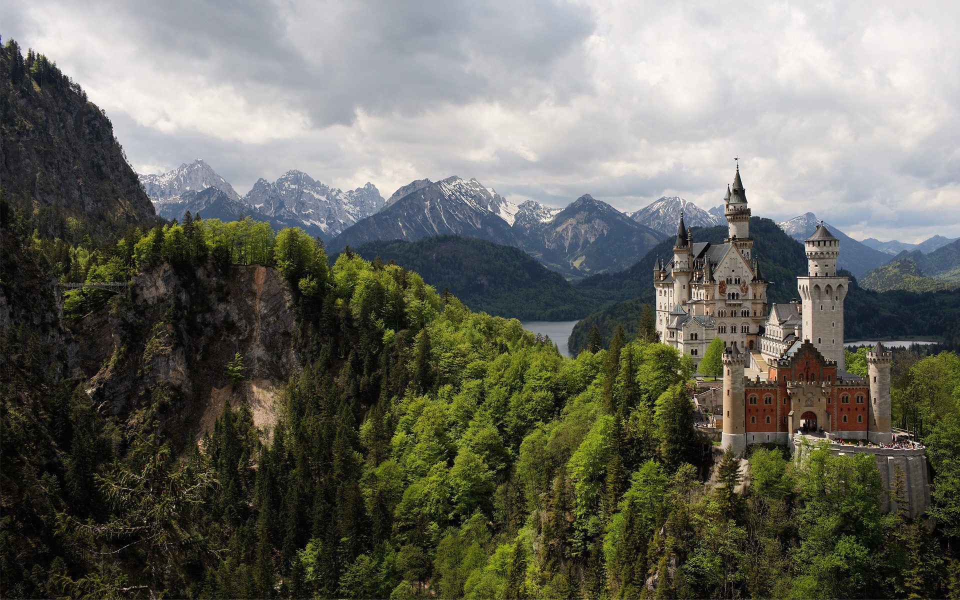 other city travel outdoors mountain architecture nature sky old landscape forest building