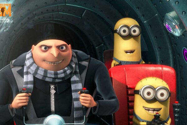 Despicable me Cartoon drôle hommes méchant