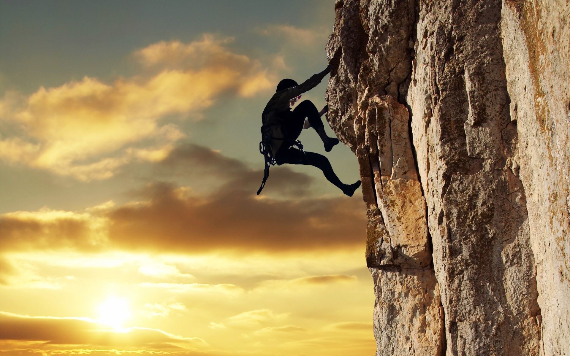 sports climb climber sunset rock climbing challenge sky determination adventure courage accomplishment effort outdoors persistence action dawn