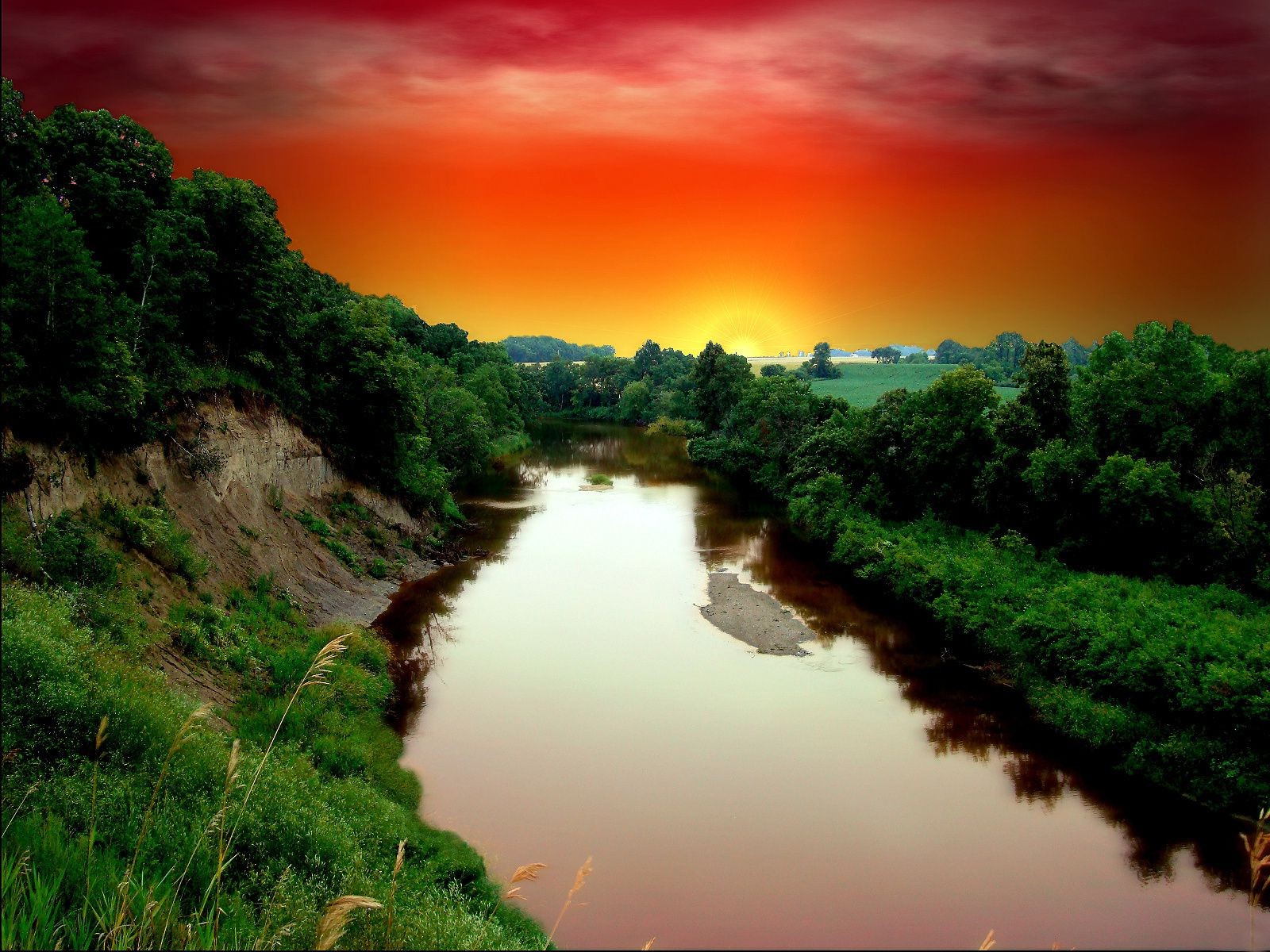 atardecer y amanecer atardecer agua amanecer naturaleza paisaje cielo río sol al aire libre lago viajes árbol madera noche reflexión verano crepúsculo niebla buen tiempo