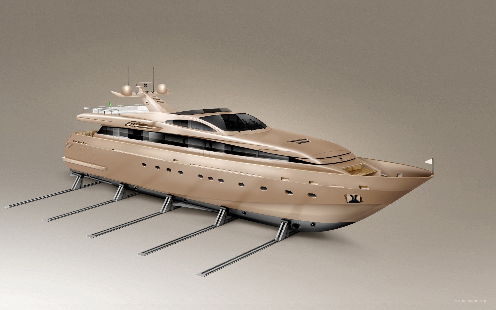 abstraktion auto reisen transportsystem ein yacht 3d