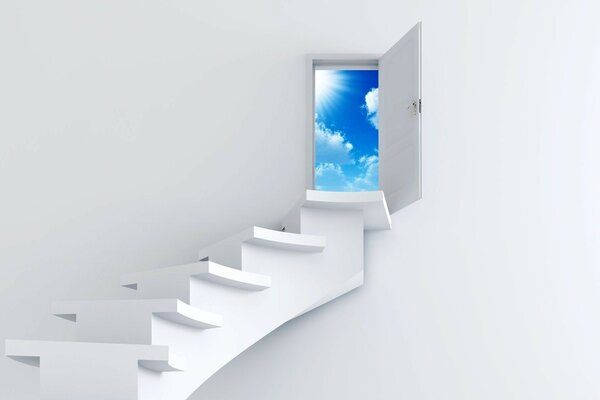 Escalier vers le ciel, toujours ouvert à la créativité