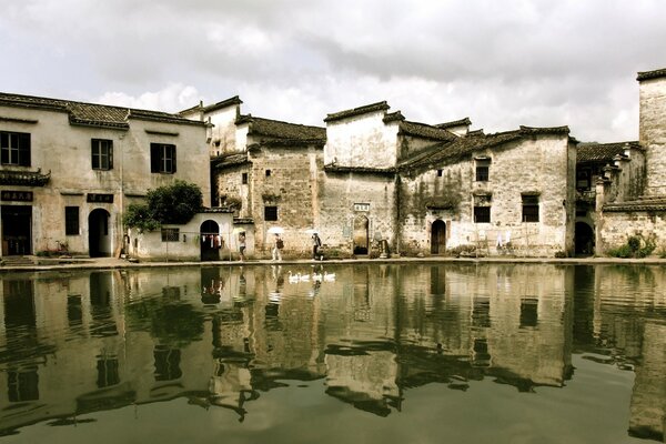 Altstadt im Wasser