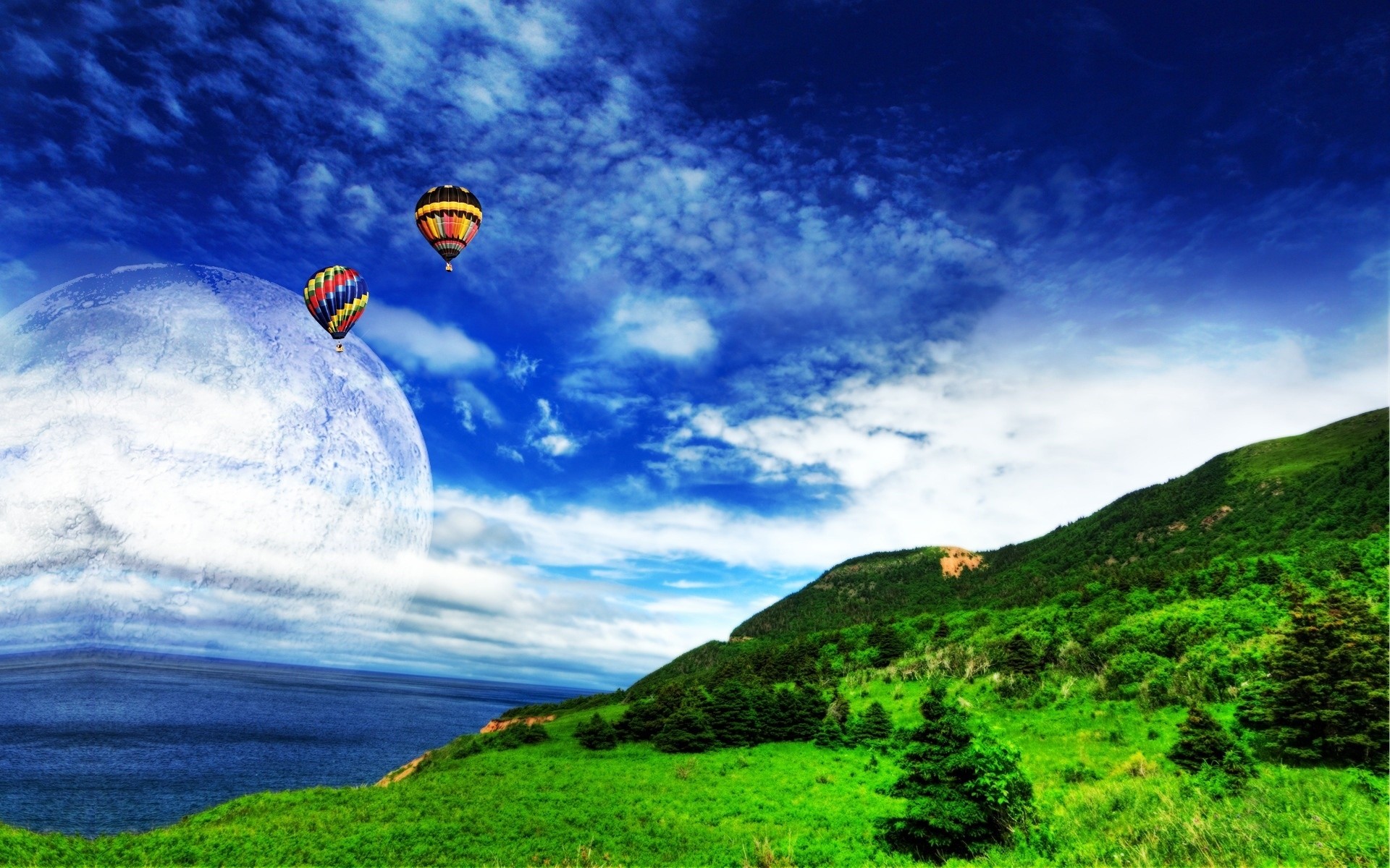 landschaften himmel reisen landschaft im freien berge natur hügel gras sommer blau meer land grün landschaften