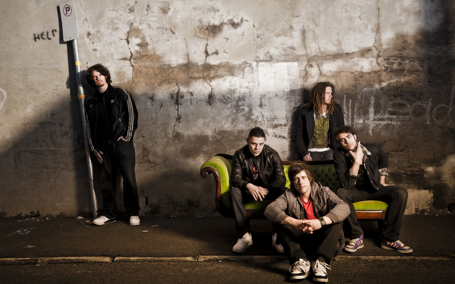 grupos de música mulher adulto rua menina retrato criança vestir homem dois urbano menino rock música banda cartaz