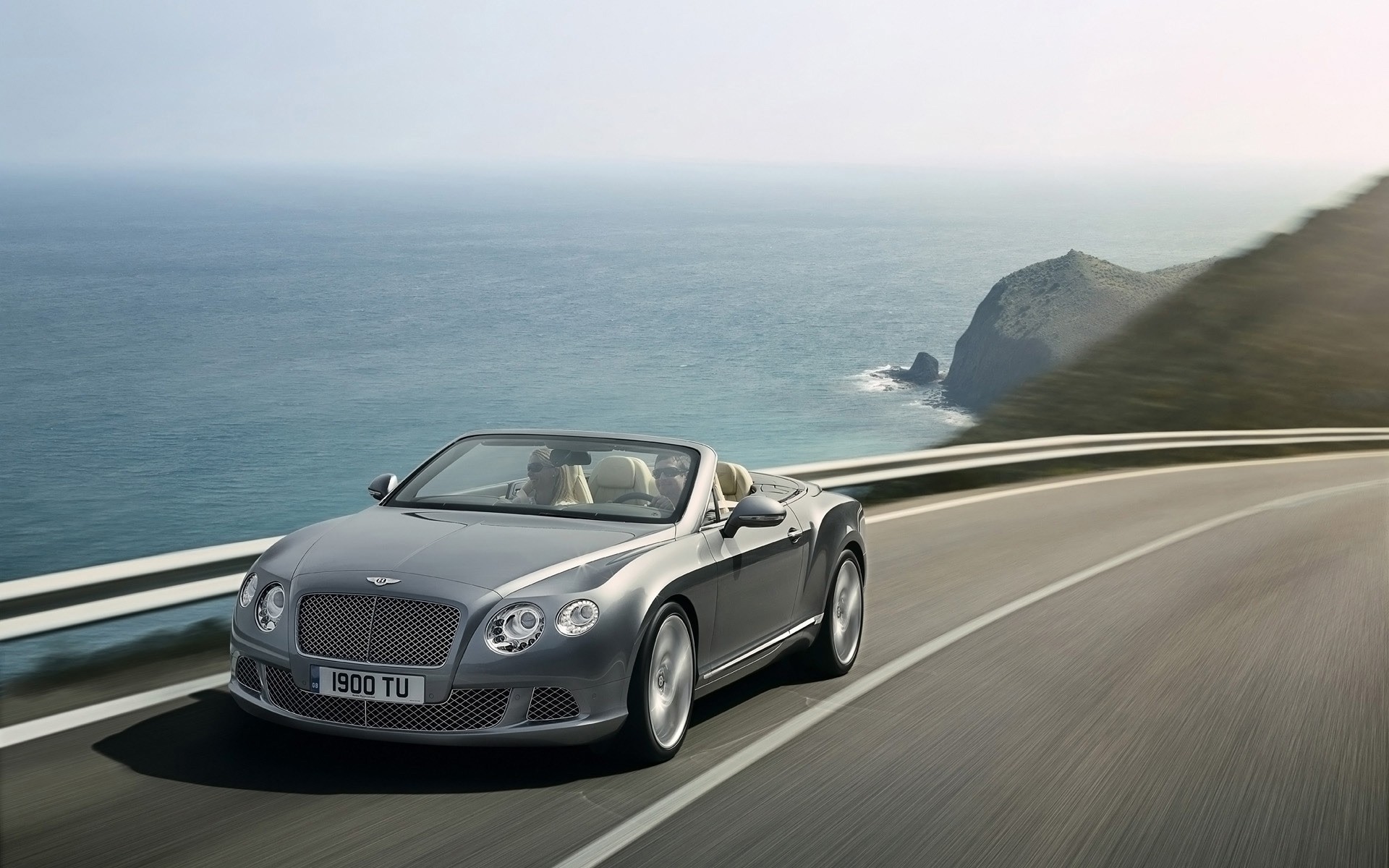 bentley auto auto asfalto viaggi sistema di trasporto veloce mezzogiorno azione bentley continental gtc