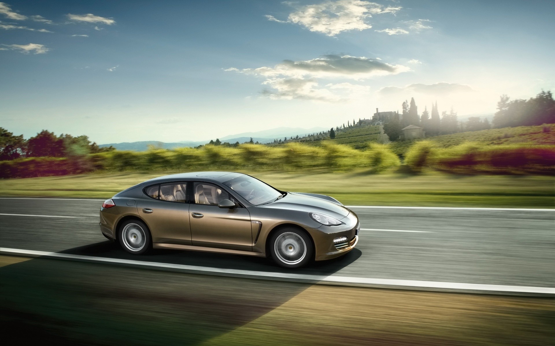 porsche voiture asphalte dépêchez-vous route voiture lecteur rapide système de transport noir chaussée action flou