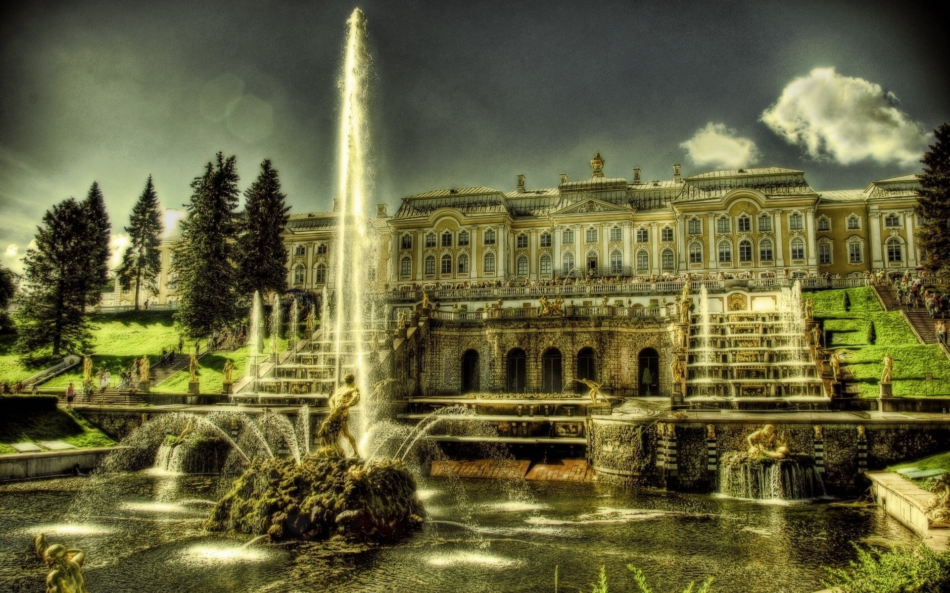 fantasie reisen architektur haus im freien stadt wasser himmel brunnen alt tourismus schloss sehenswürdigkeit antike denkmal fluss