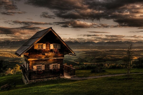 Maison de paysage gratuit