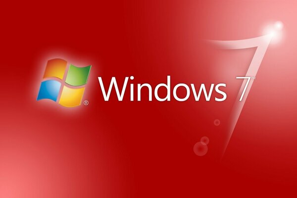 桌面屏幕保护程序红色windows7