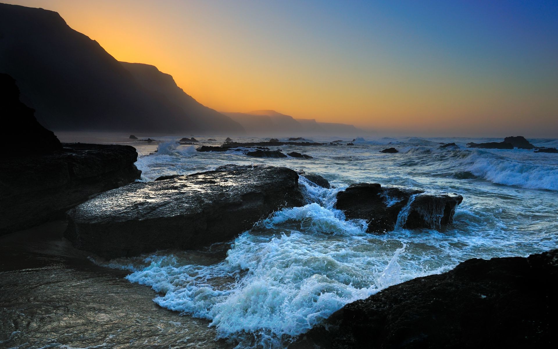 atardecer y amanecer atardecer agua crepúsculo amanecer océano mar noche playa mar paisaje surf paisaje viajes roca cielo sol