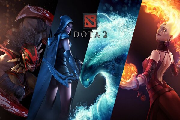 Bildschirmschoner für das Spiel Dota 2 Festival