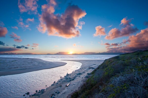 Paisaje con vistas al mar