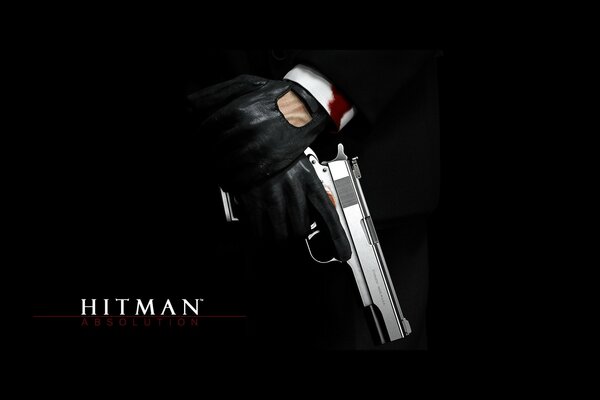 Salvapantallas del juego Hitman con una pistola