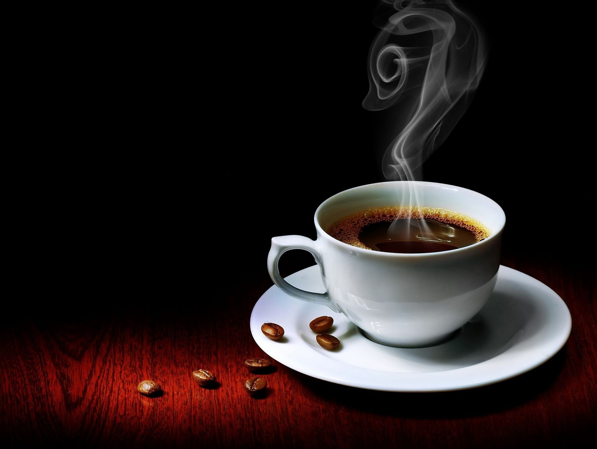 coffee hot drink espresso caffeine cup dark cappuccino breakfast perfume dawn mug saucer foam bean desktop