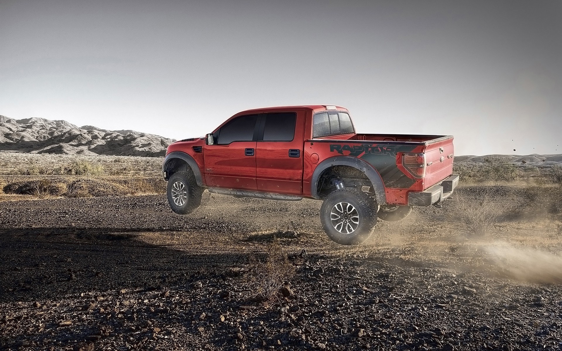 ford car vehicle desert transportation system road soil drive truck wheel landscape dust ford f150