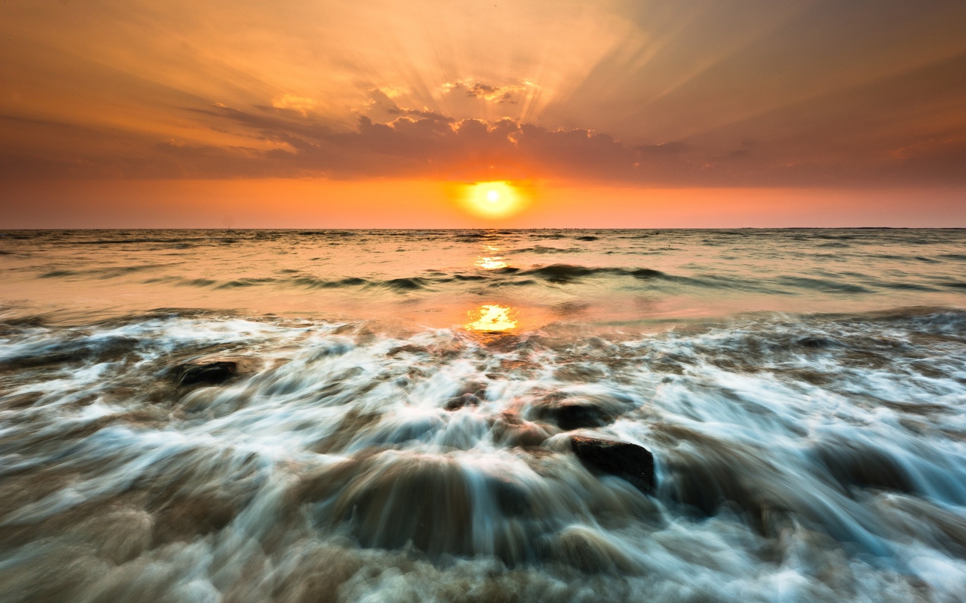 landschaft sonnenuntergang wasser meer strand ozean dämmerung sonne dämmerung landschaft welle meer abend brandung himmel landschaft natur reisen gutes wetter sand sommer