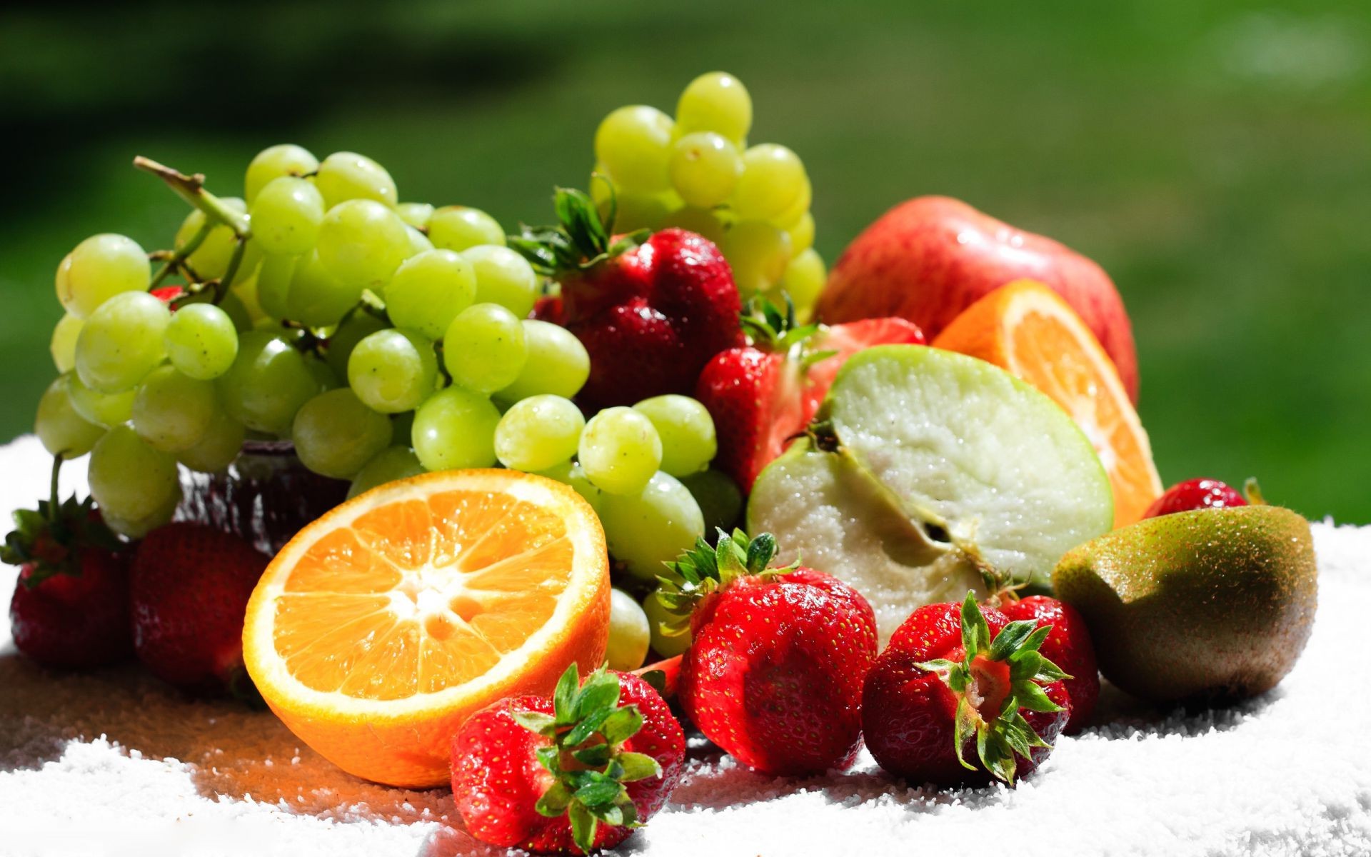 яркие фрукты с овощами скачать