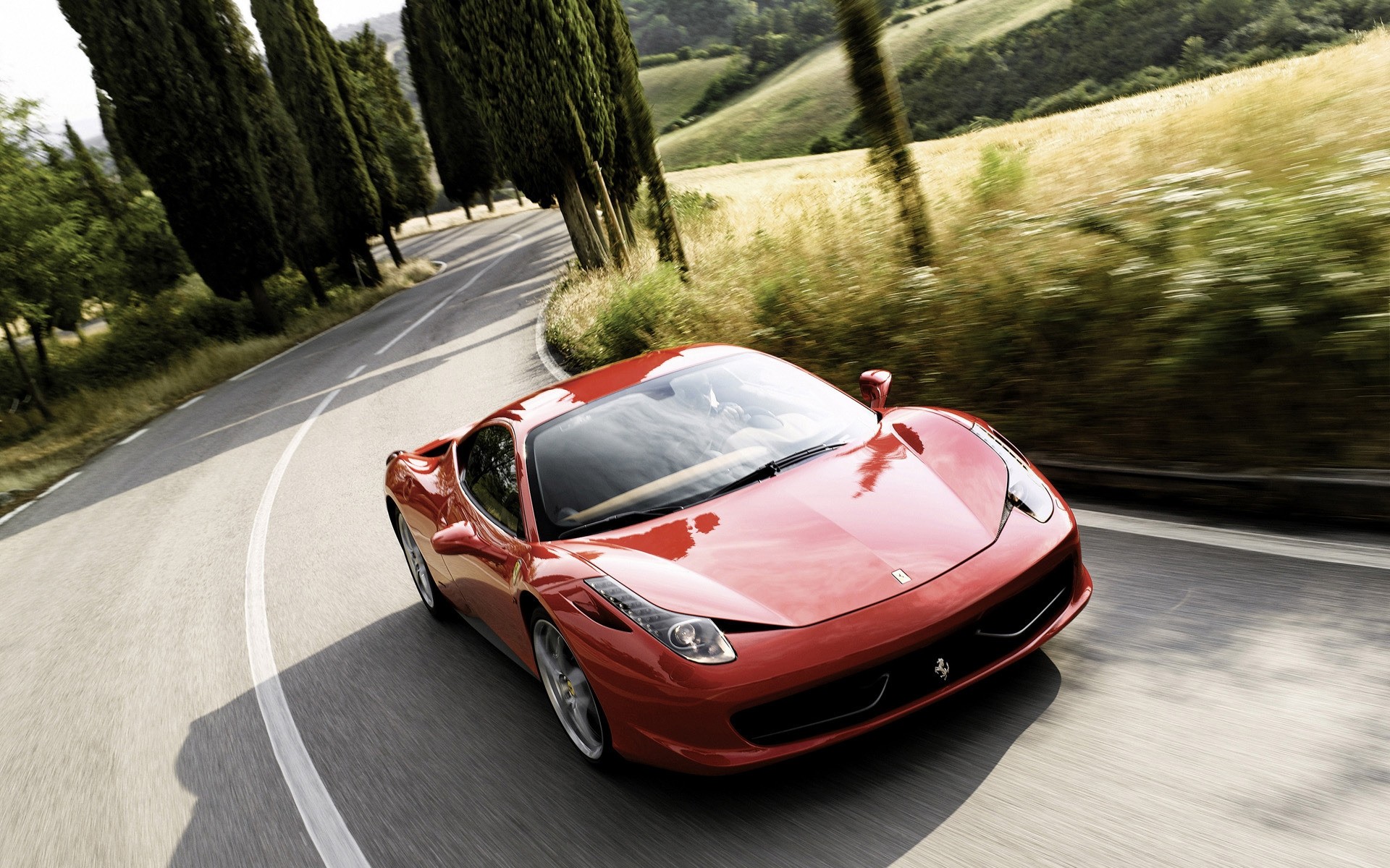 ferrari auto sbrigati sistema di trasporto veloce auto asfalto disco strada azione nigella sfocatura corsa marciapiede ferrari 458 italia ferrari 458