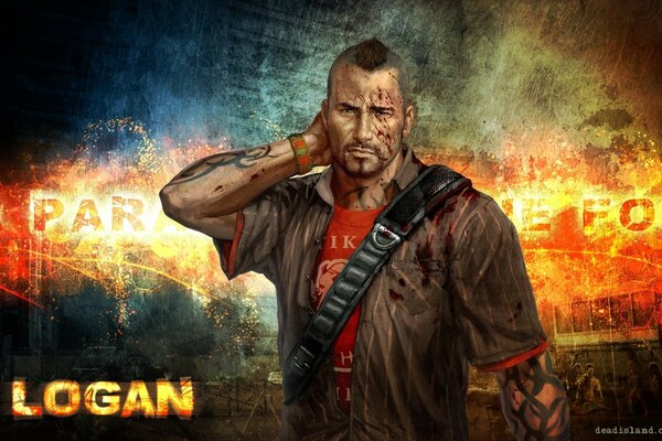 The main character from the game Logan