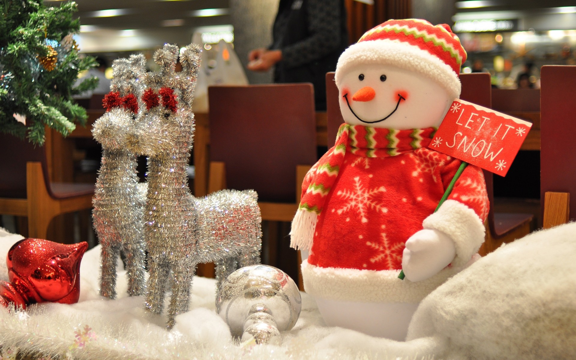 natale inverno regalo di festa ornamenti pupazzo di neve giocattolo merry copertura albero di natale tradizionale scatola di bambola