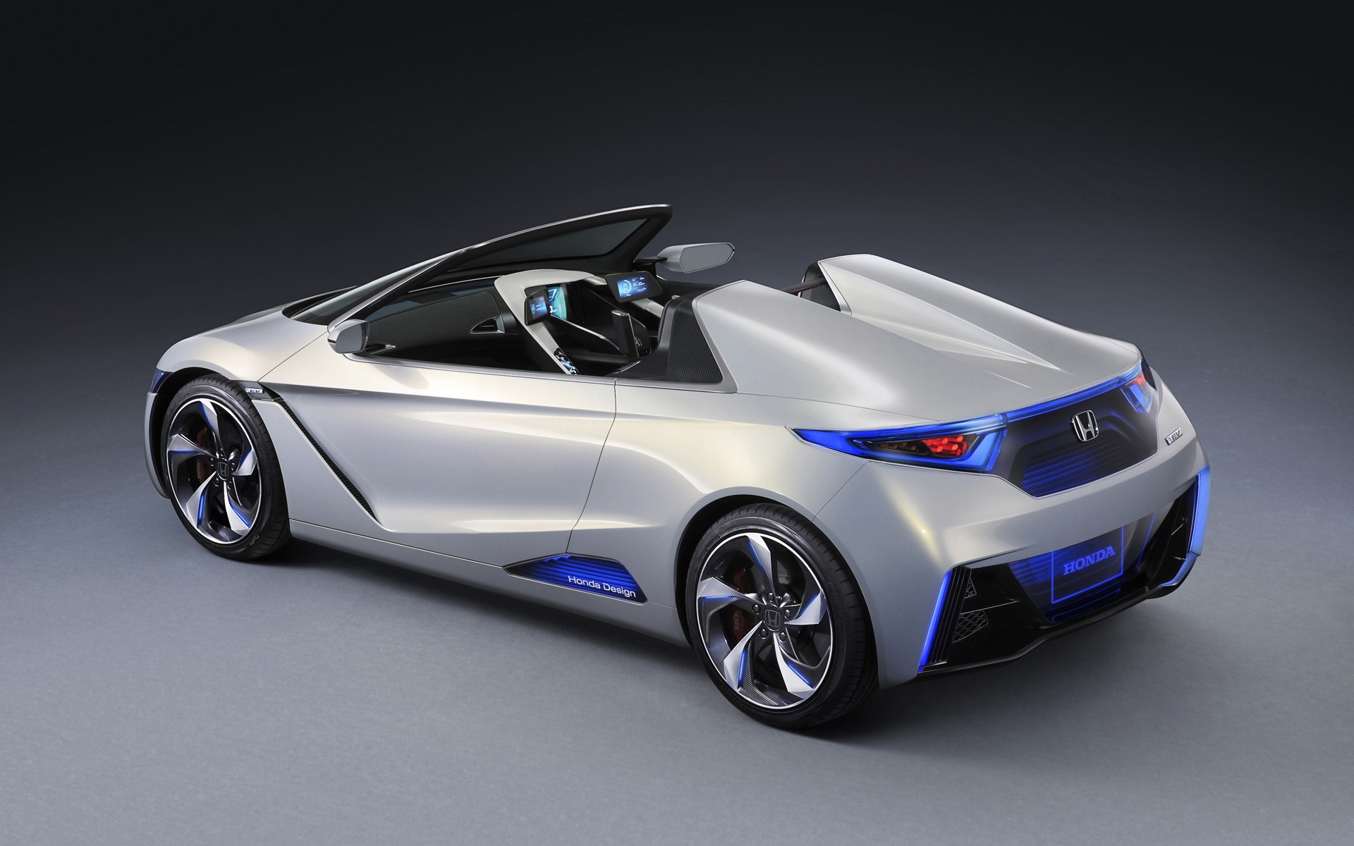 concept cars samochód pojazd szybki system transportu kół samochód coupe chrome disc prototyp power concept honda