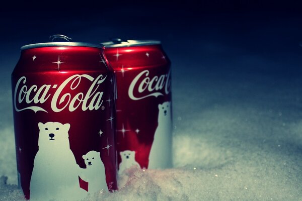 Christmas. Coca Cola drink advertising