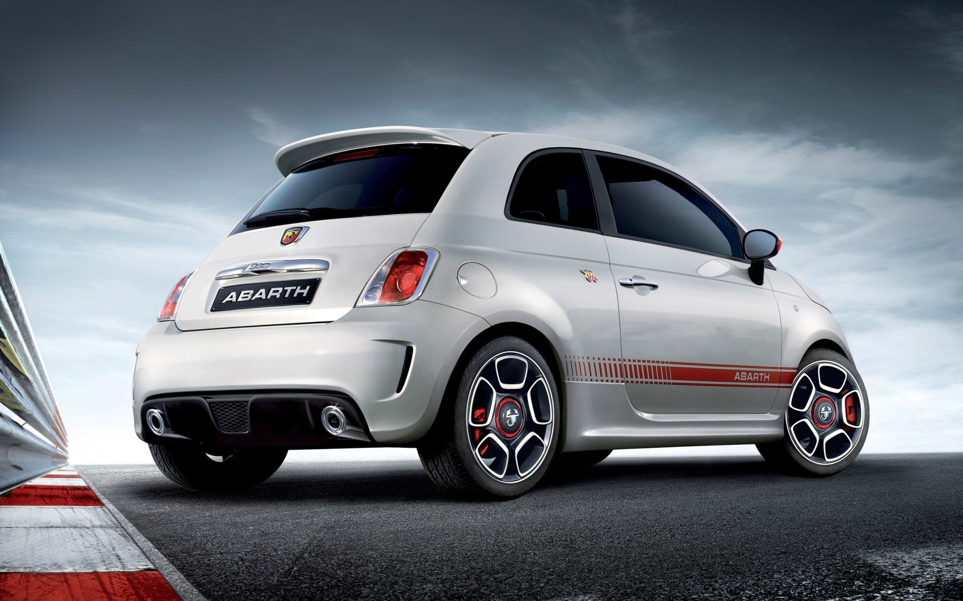 fiat car vehicle fast transportation system asphalt drive automotive fiat 500 abarth fiat 500