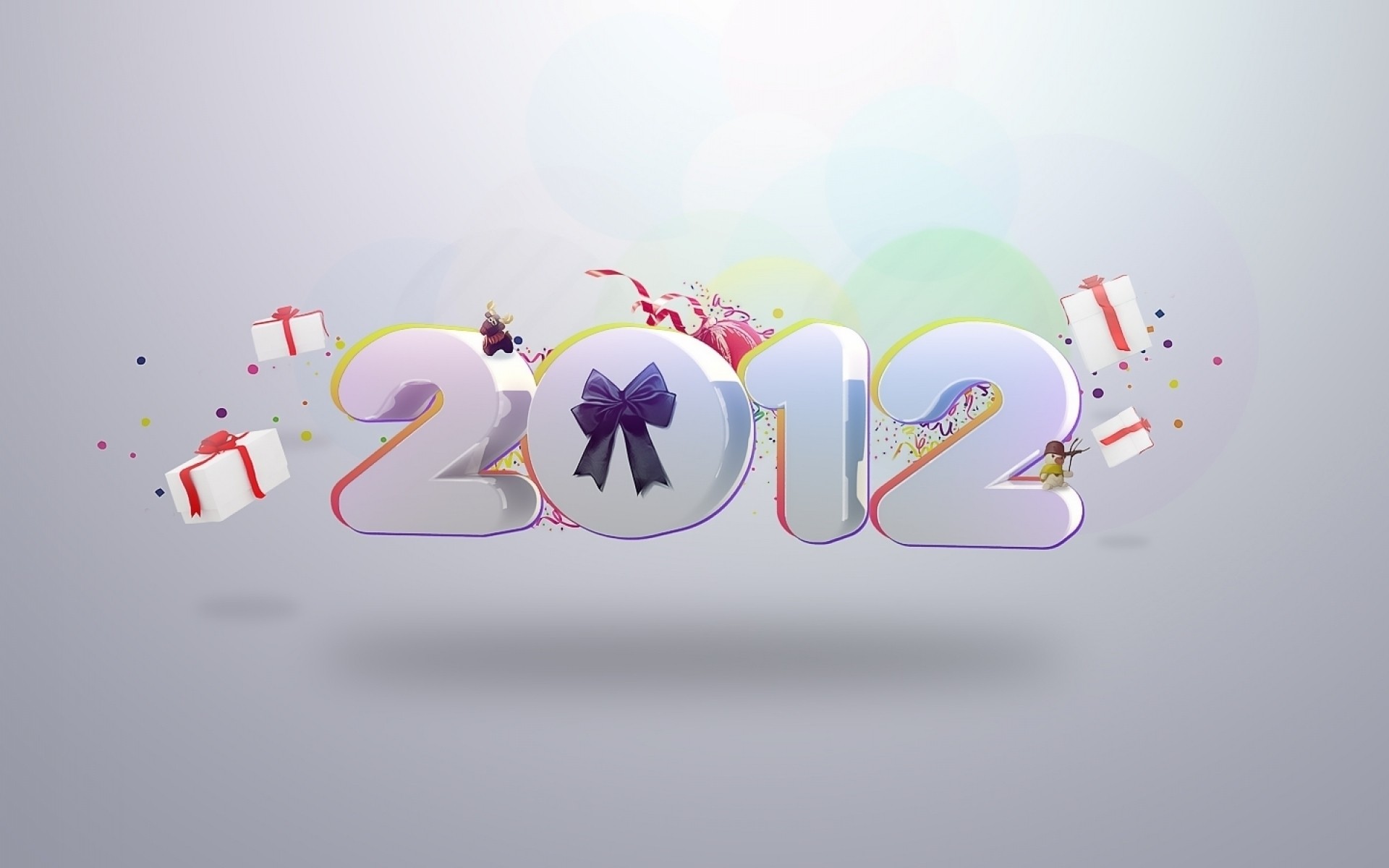 new year illustration desktop 2012 wallpapers gifts logo