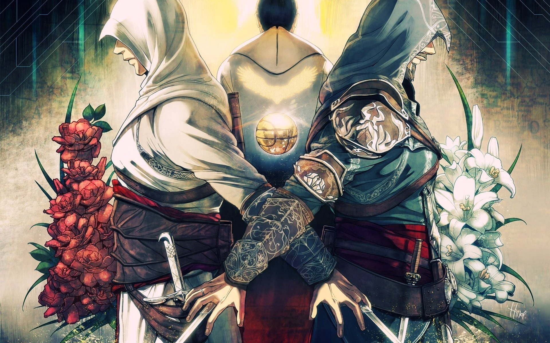 assassin s creed sztuka religia ilustracja malarstwo kobieta bóg święty ozdoby kolor artystyczny