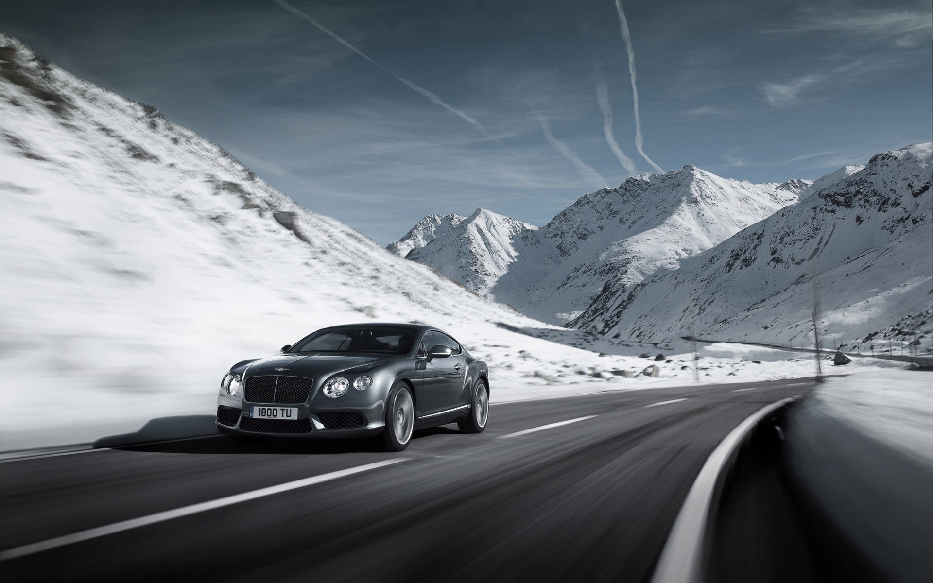 bentley nieve montañas bentley continental