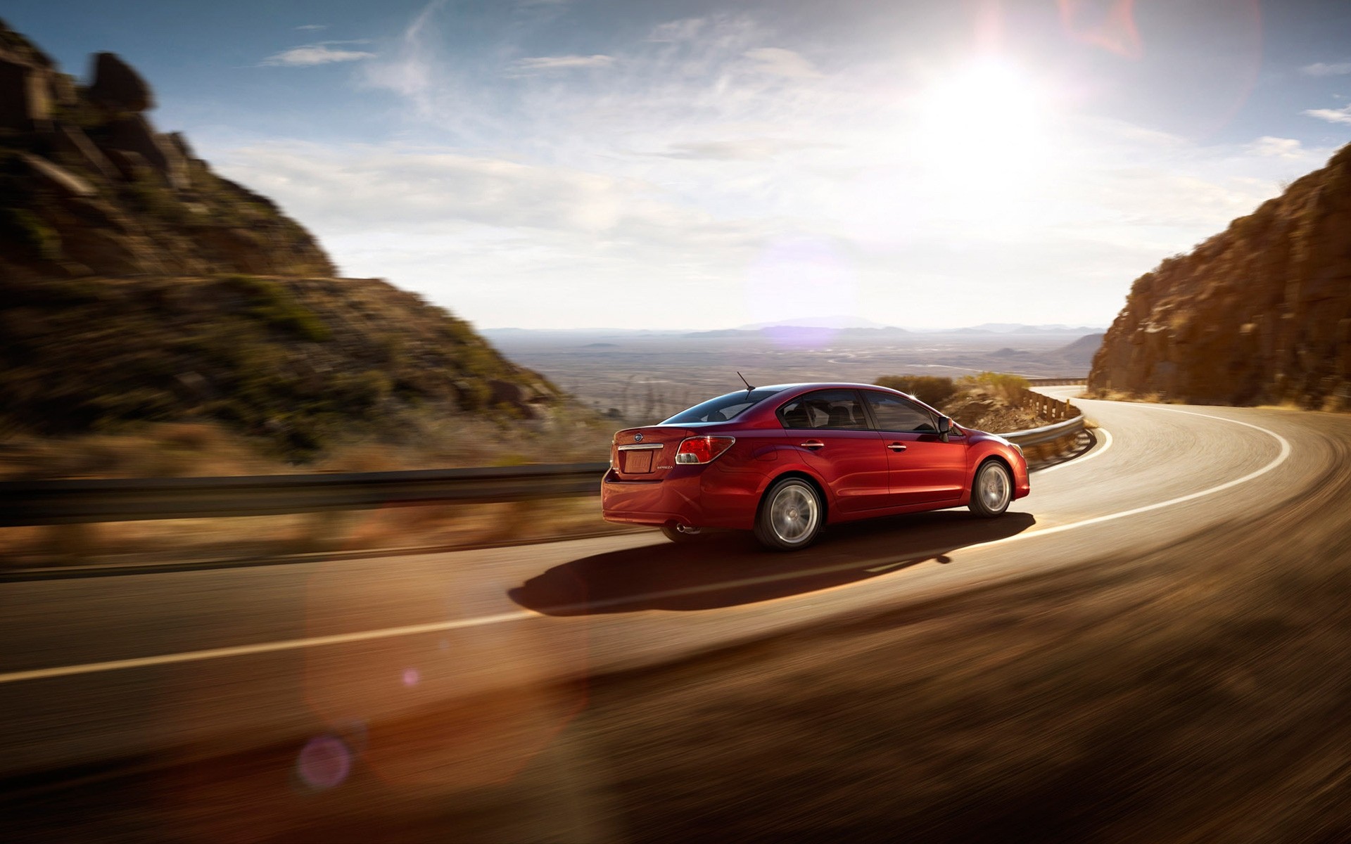 subaru auto unschärfe sonnenuntergang straße beeilen sie sich reisen auto asphalt transportsystem strand dämmerung aktion abend