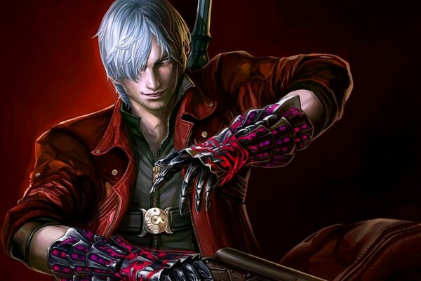 The well-known Dante from devil may cry