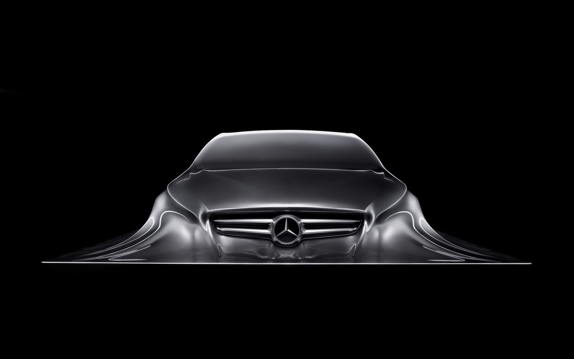 mercedes-benz desktop auto studio auto isolato