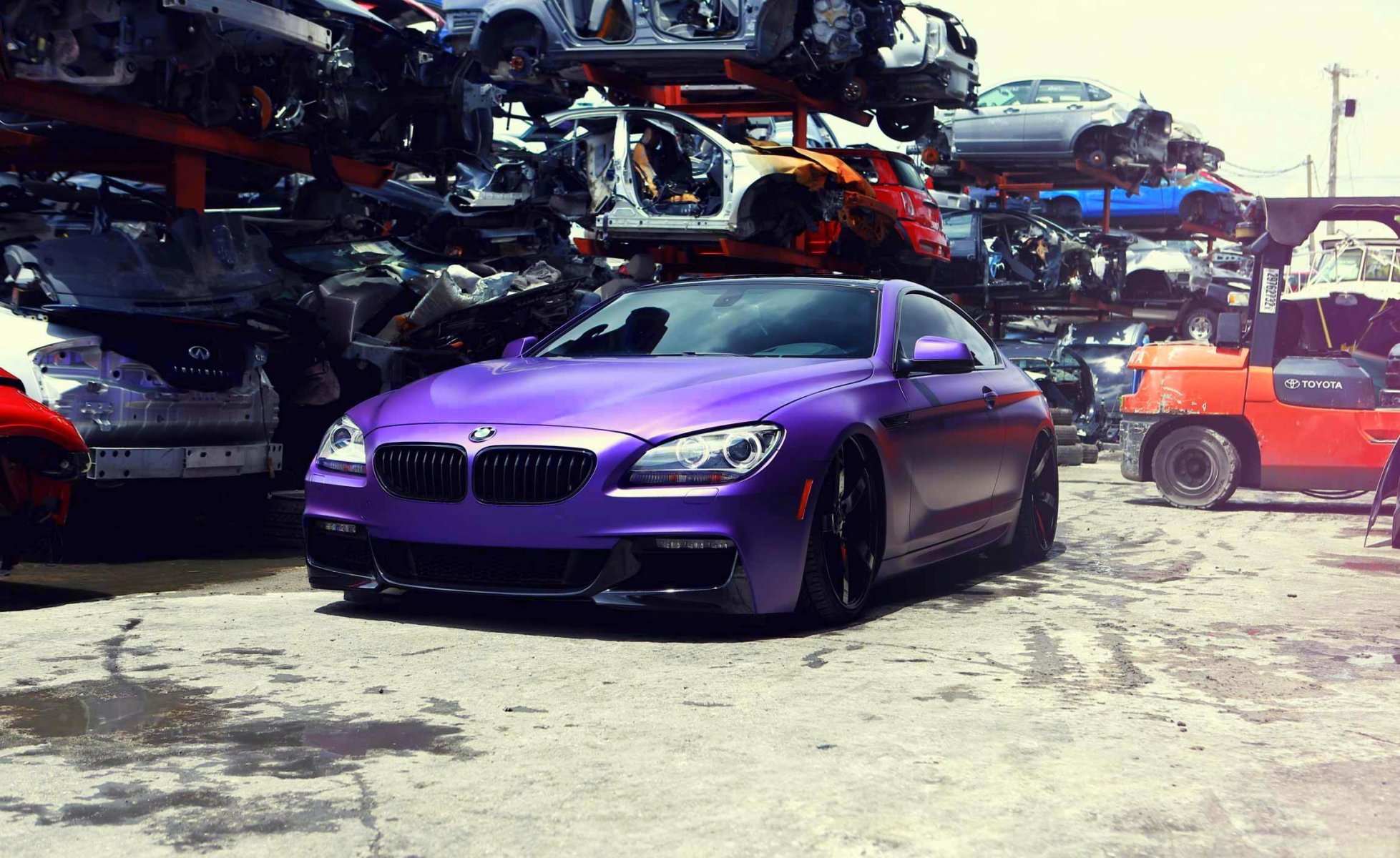 bmw 650i воссен передние