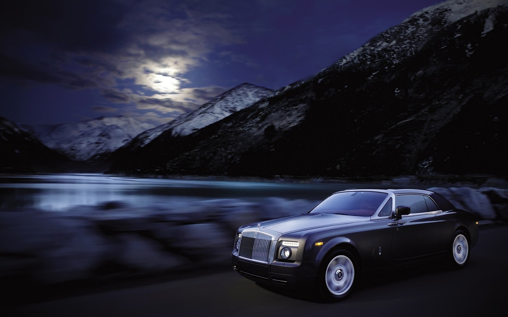 rolls royce car vehicle travel water action hurry