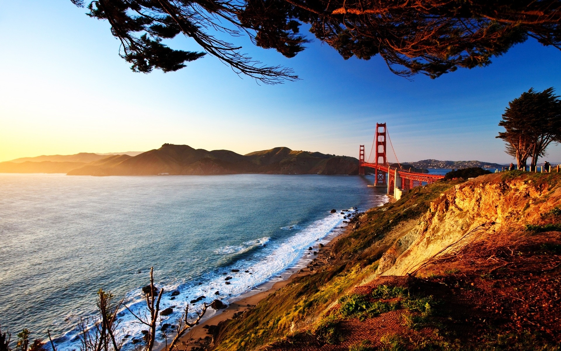 usa eau coucher de soleil mer mer voyage ciel aube soir plage paysage océan à l extérieur nature crépuscule baie paysage rivière arbres