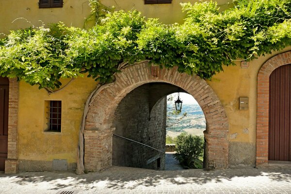 Ancient architecture of the houses