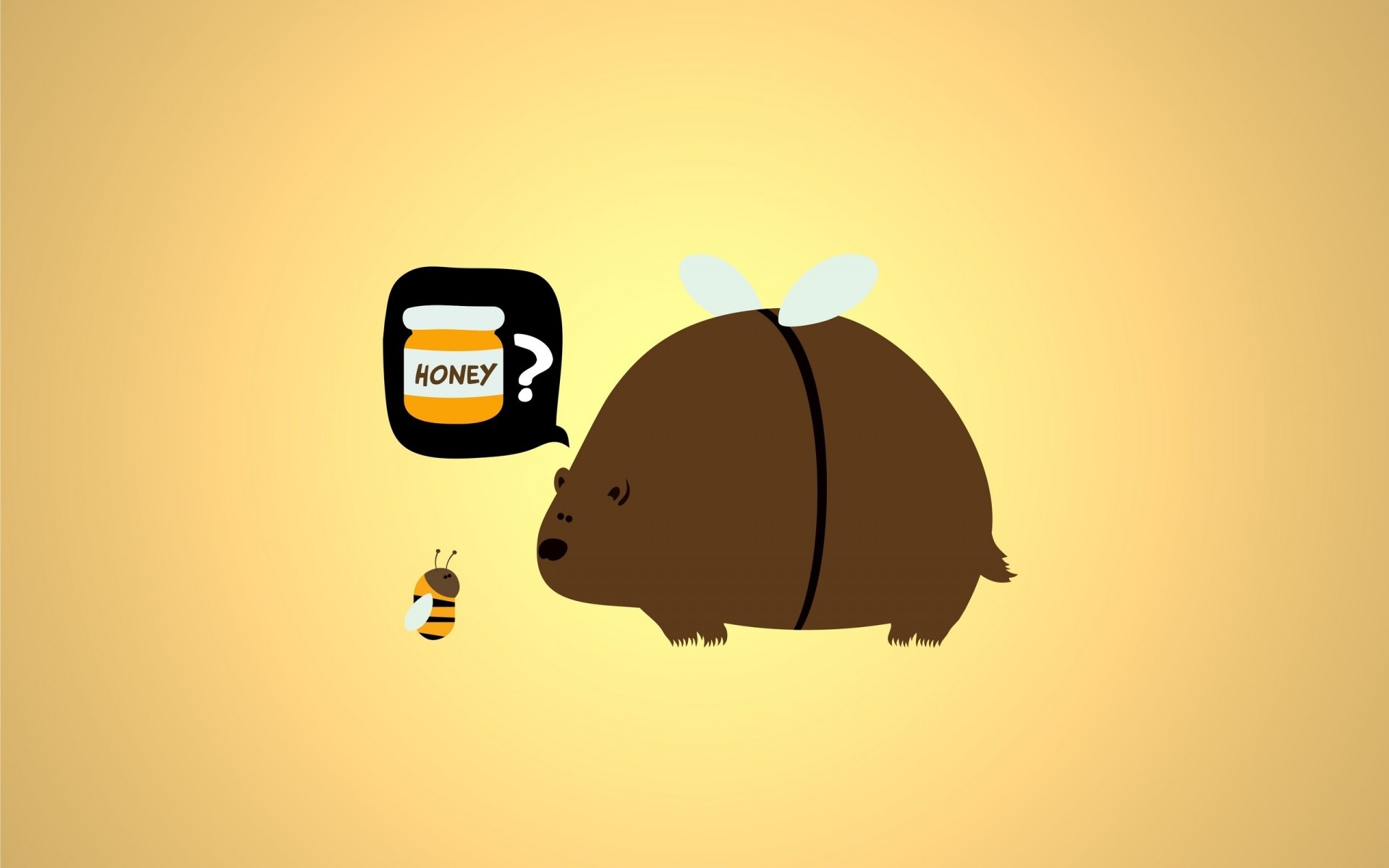 drawings art bee bear funny