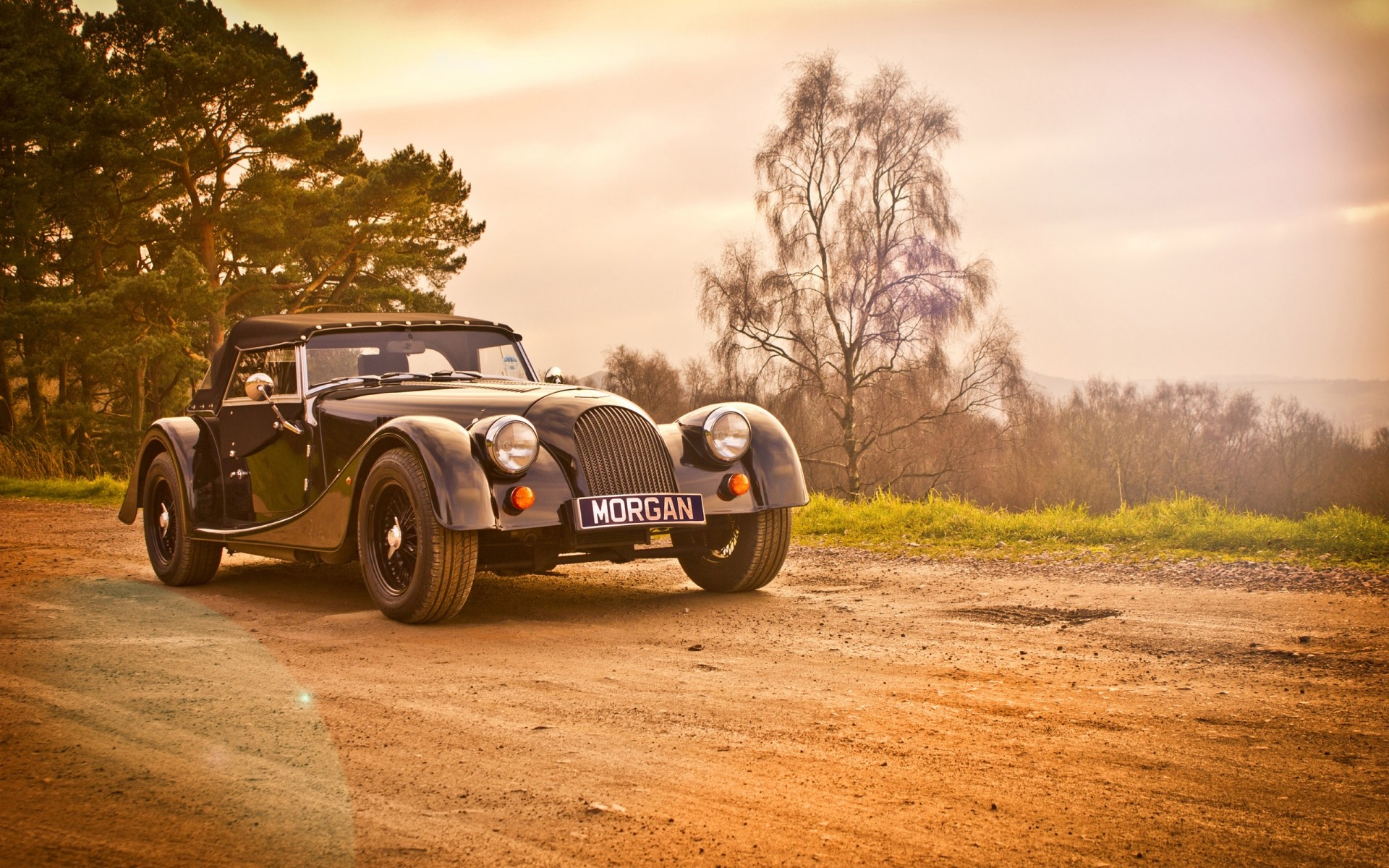 morgan samochód samochód system transportu wyścigi droga morgan roadster