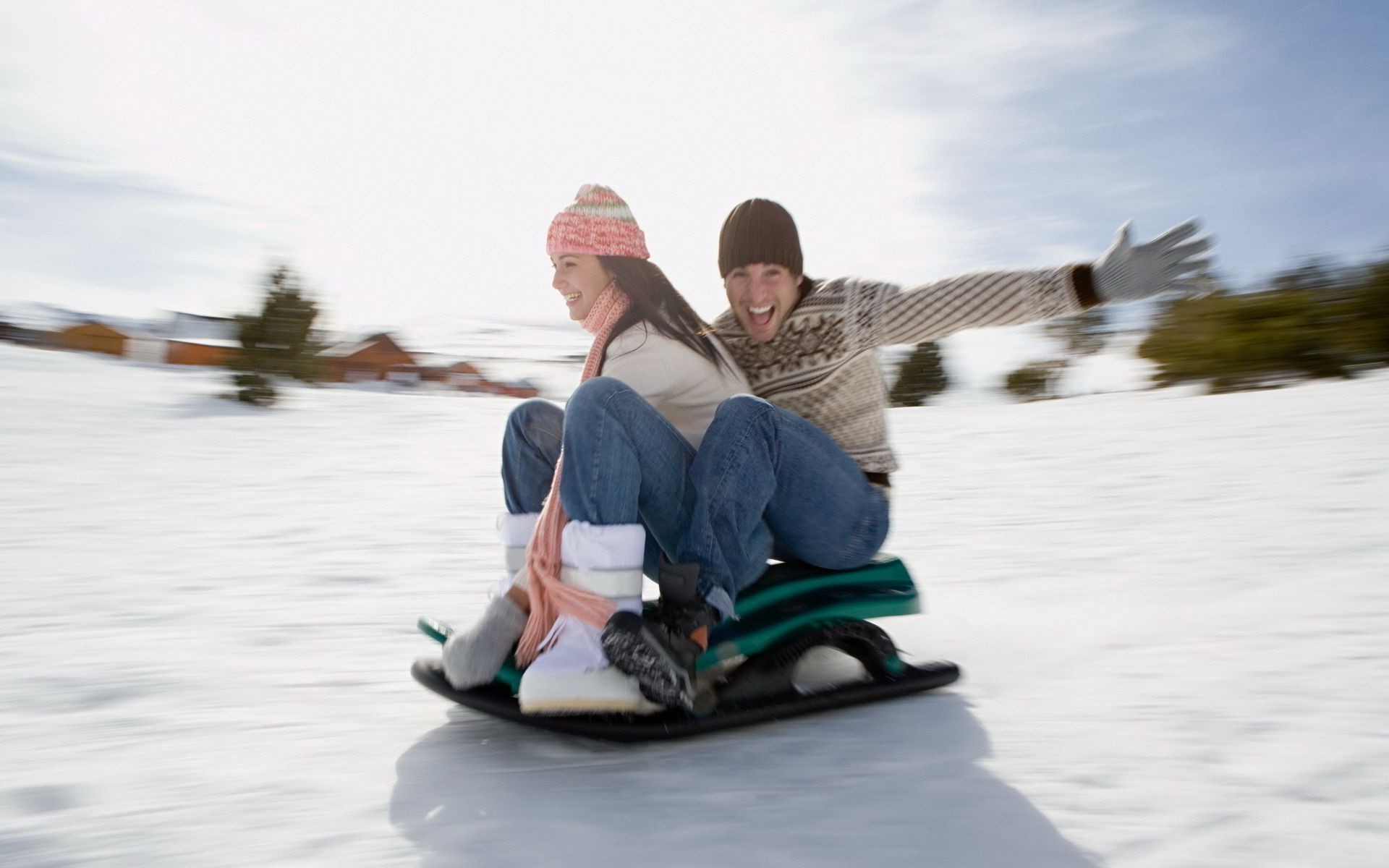 couples snow fun winter man child adult togetherness woman enjoyment two leisure love recreation girl outdoors happiness